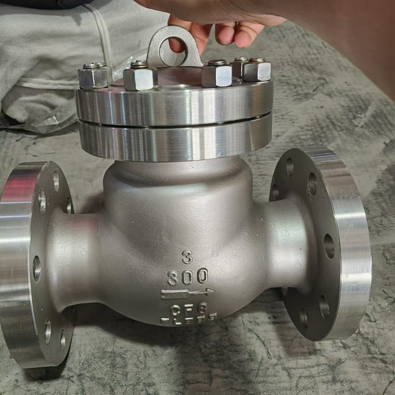 American standard swing check valve made of stainless steel material