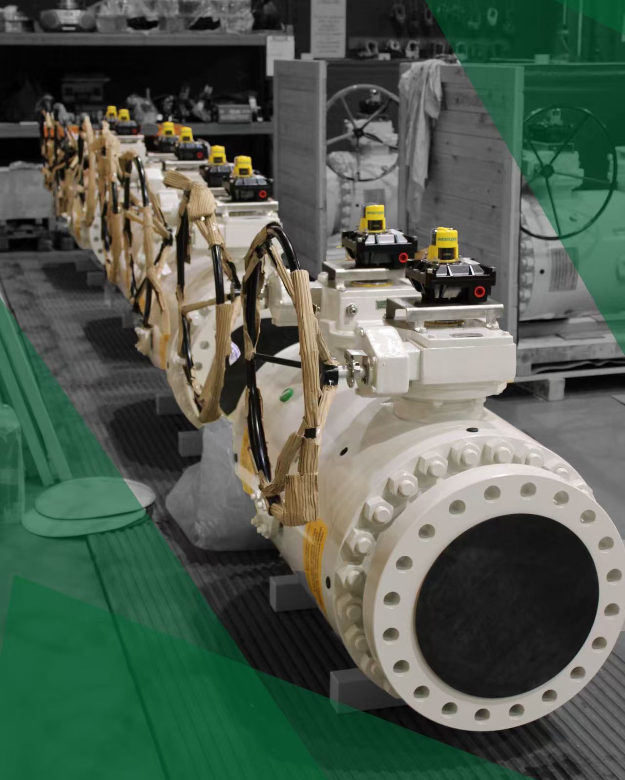 Supply gas to the Barzan gas project in Qatar